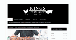 Desktop Screenshot of kingsfarmshop.co.uk